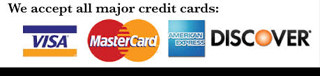 image of major credit cards we accept